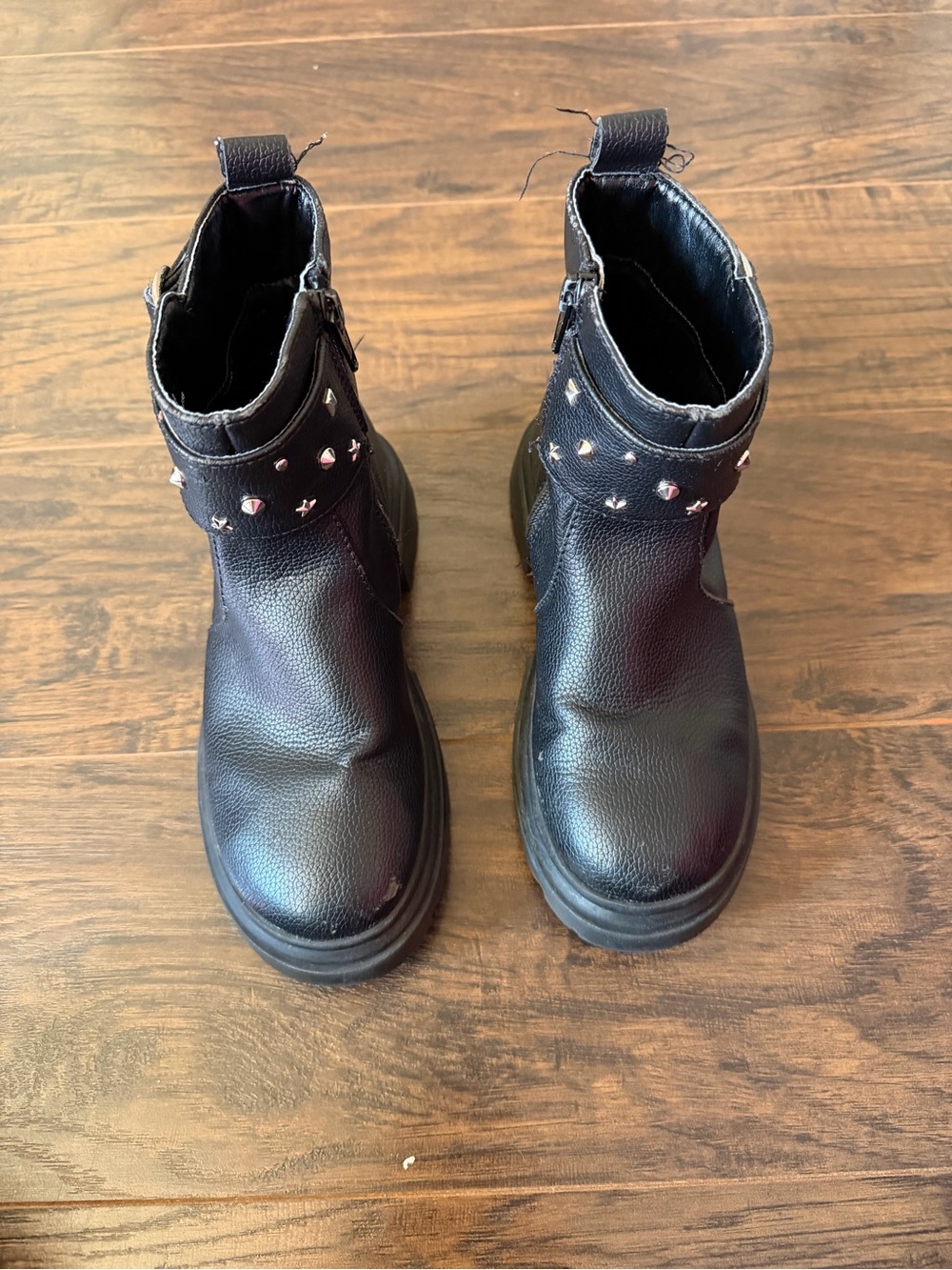 Kids Black Boots
